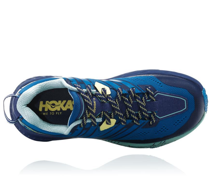 Hoka One One Womens Trail Shoes - Speedgoat 3 - Blue - VJNX06592